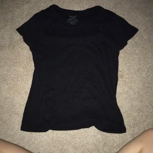 Black short sleeve T-shirt